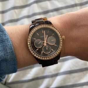 Fossil tortoiseshell watch
